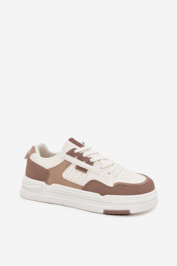 Chaussures modèle baskets avec une plateforme Big Star OO274A151 beige