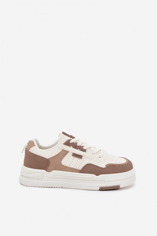 Chaussures modèle baskets avec une plateforme Big Star OO274A151 beige