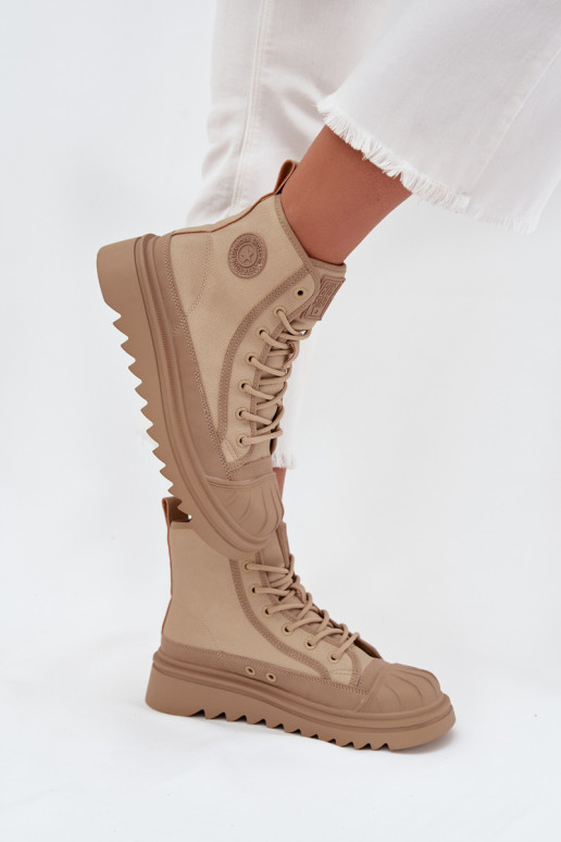 chaussures de loisirs à semelles Féminin réchauffer Big Star OO274A356 beige