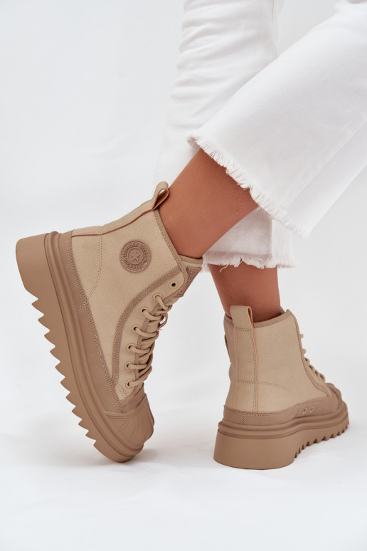 chaussures de loisirs à semelles Féminin réchauffer Big Star OO274A356 beige