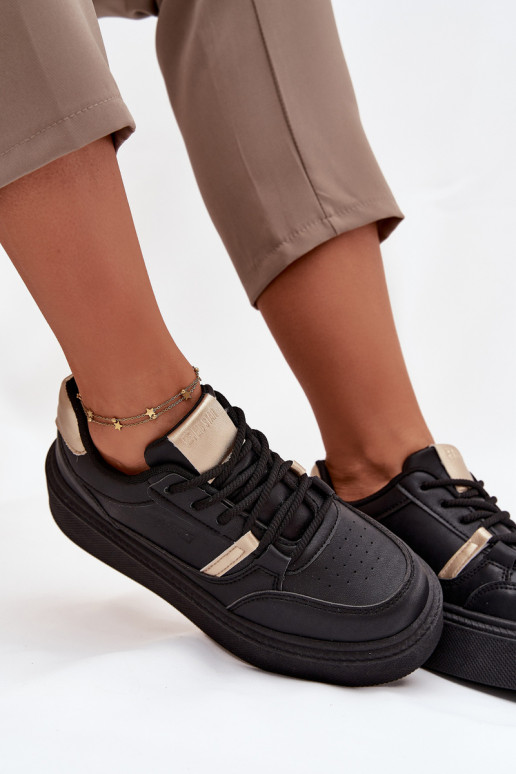 Féminin Chaussures modèle baskets avec une plateforme Big Star SS274360 couleur noire