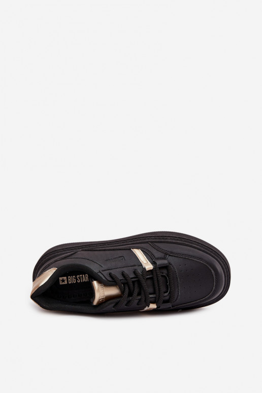Féminin Chaussures modèle baskets avec une plateforme Big Star SS274360 couleur noire