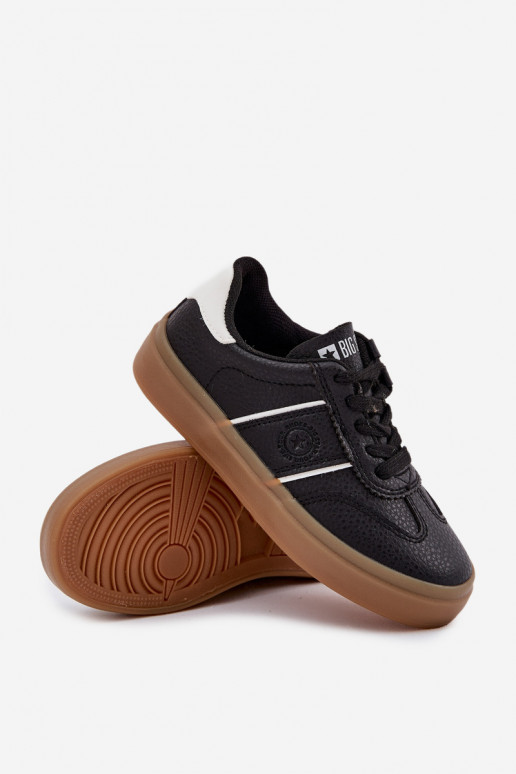 Chaussures modèle baskets Puéril Big Star SS374025 couleur noire