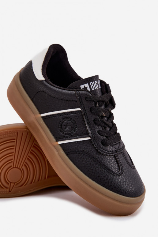 Chaussures modèle baskets Puéril Big Star SS374025 couleur noire