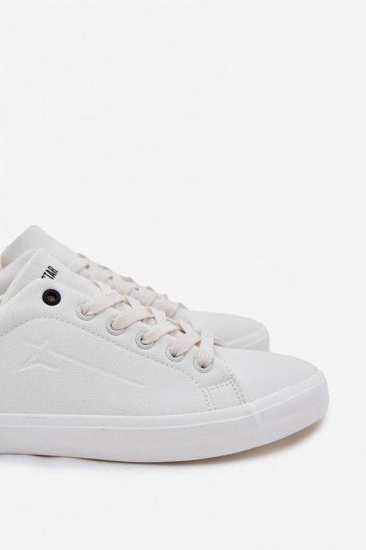 Mâle chaussures décontractées Eko Peau Big Star OO174018 couleur blanche Mâle chaussures décontractées Eko Peau Big Star OO174018 couleur blanche