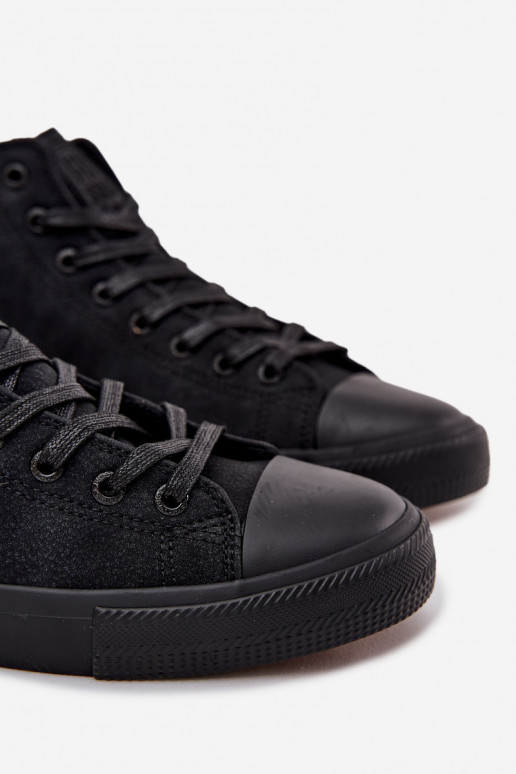 Chaussures décontractées pour hommes réchauffer en cuir écologique Big Star OO174247 HI-POLY SYSTEM couleur noire Chaussures décontractées pour hommes réchauffer en cuir écologique Big Star OO174247 HI-POLY SYSTEM couleur noire