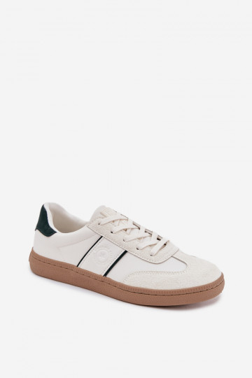 Baskets de sport basses pour hommes blanches "Big Star SS174078"