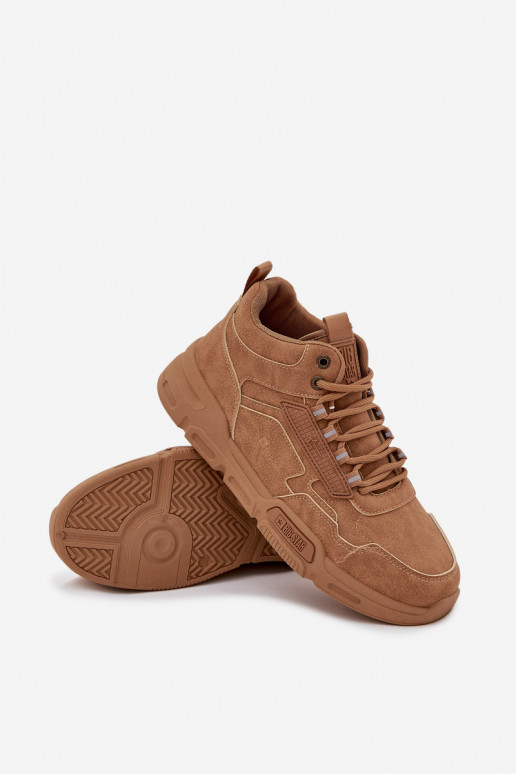 Chaussures modèle baskets Mâle Big Star SS174281 HI-POLY SYSTEM marron