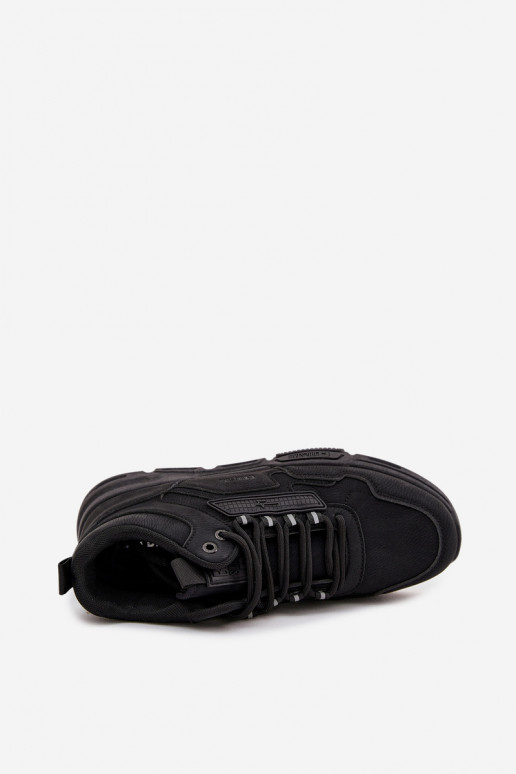 Chaussures modèle baskets Mâle Big Star SS174282 HI-POLY SYSTEM couleur noire