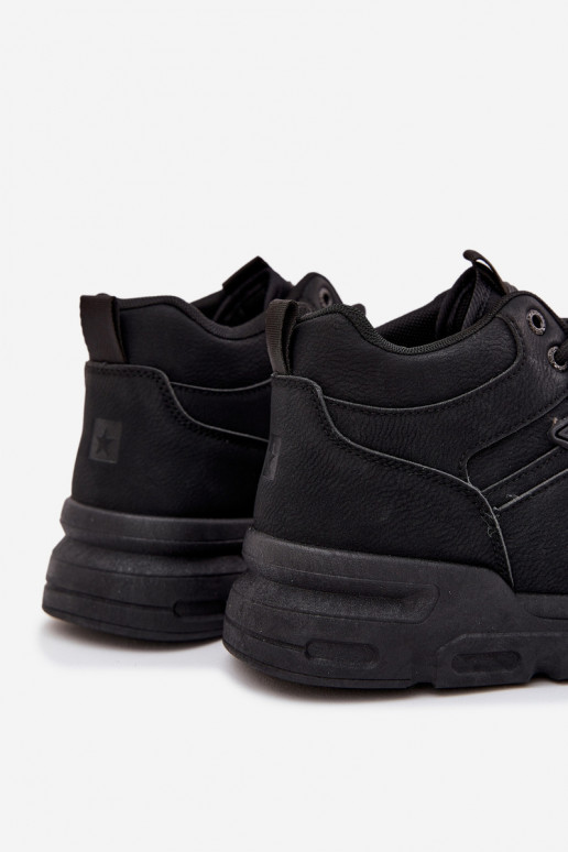 Chaussures modèle baskets Mâle Big Star SS174282 HI-POLY SYSTEM couleur noire