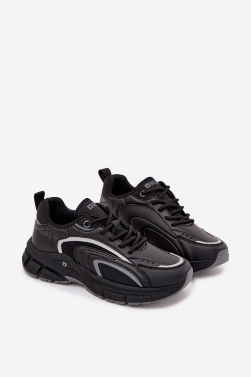 baskets Chaussures modèle baskets Mâle Big Star SS174285 couleur noire