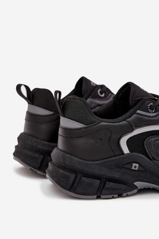 baskets Chaussures modèle baskets Mâle Big Star SS174285 couleur noire