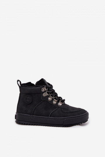 Bottes de randonnée pour enfants noires et chaudes "Big Star SS374075" 2