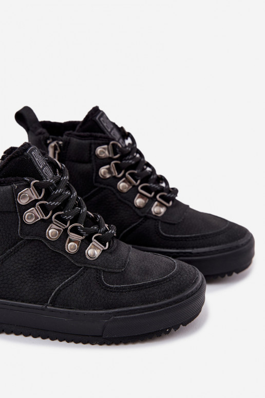 bottes de randonnée chaussures Puéril réchauffer Big Star SS374075 couleur noire