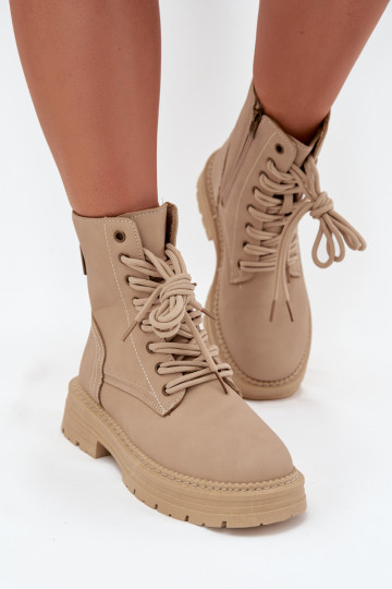 Féminin Bottines de travail Au Château beige Tirina