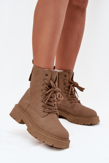 Féminin Bottines de travail Au Château beige Tirina