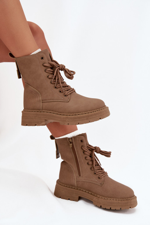 Féminin Bottines de travail Au Château beige Tirina