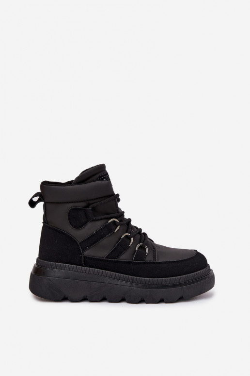 Bottes pour femmes avec une plateforme couleur noire Liorae