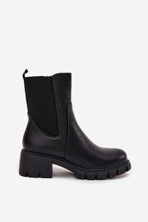 Bottes pour femmes Klocke Eko Peau couleur noire Kyra Bottes pour femmes Klocke Eko Peau couleur noire Kyra