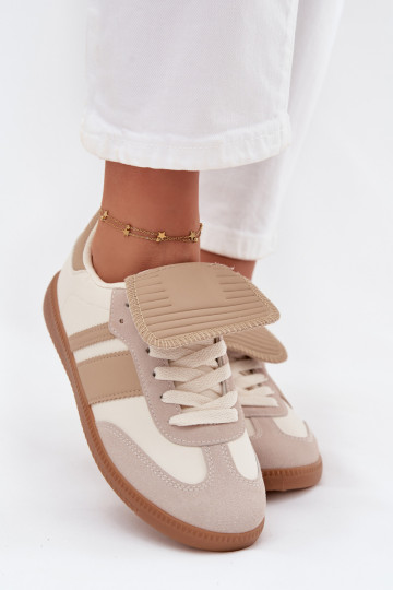 Faible Chaussures modèle baskets FémininDANSyÀiniętym Językiem beige Ardira
