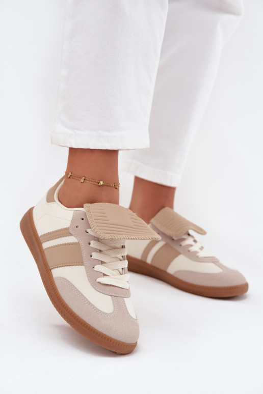 Faible Chaussures modèle baskets FémininDANSyÀiniętym Językiem beige Ardira