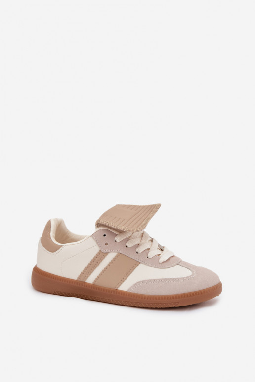 Faible Chaussures modèle baskets FémininDANSyÀiniętym Językiem beige Ardira