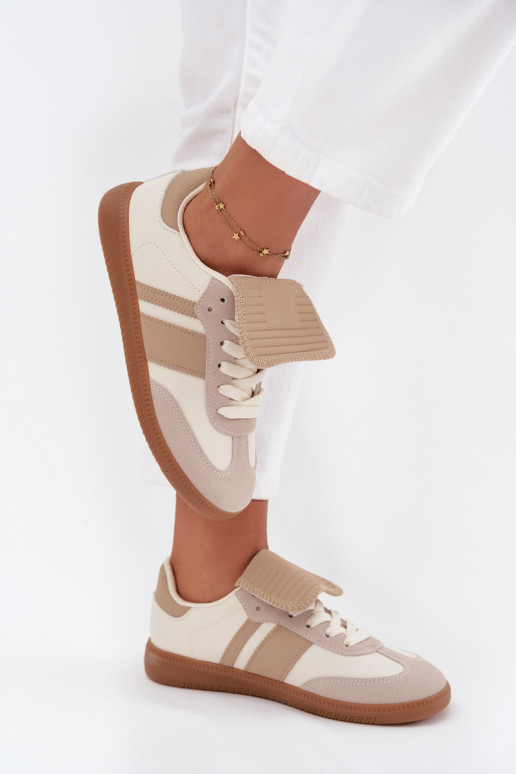 Faible Chaussures modèle baskets FémininDANSyÀiniętym Językiem beige Ardira