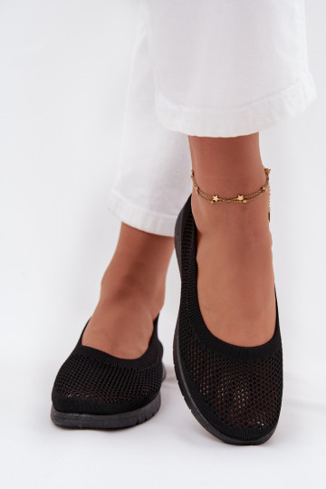 grille Ballerines Féminin DANS SportoÀym Stylu couleur noire Virella