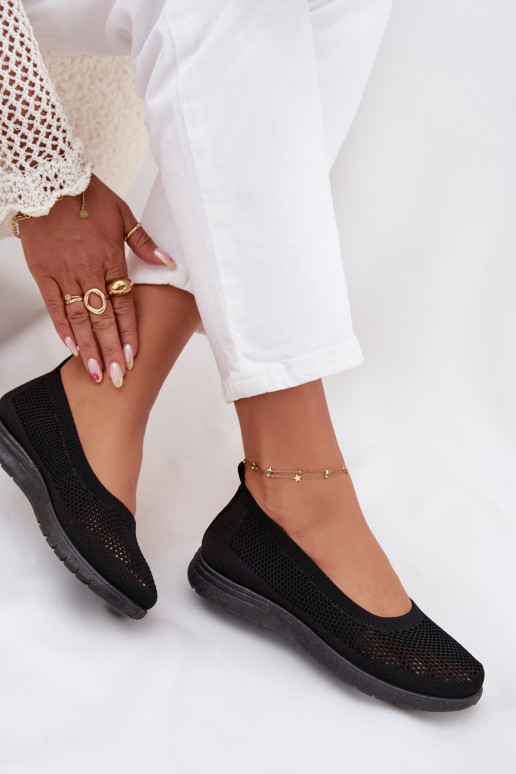 grille Ballerines Féminin DANS SportoÀym Stylu couleur noire Virella