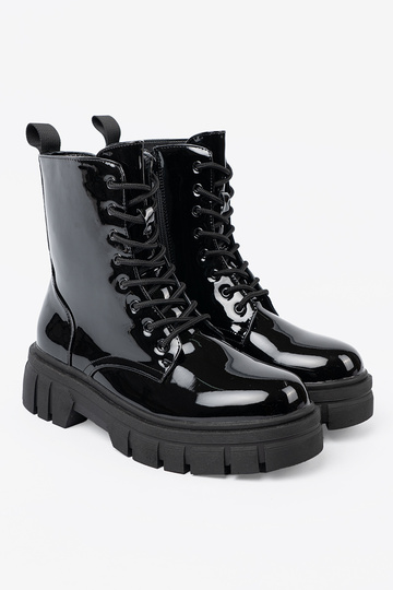 couleur noire laqué bottes d équitation hautes na masyÀnej podeszÀie