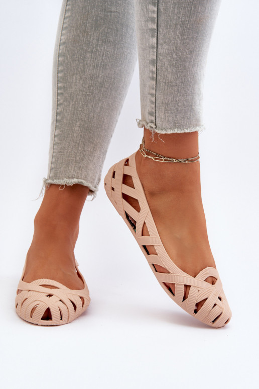Ballerines En Caoutchouc Nude Salam