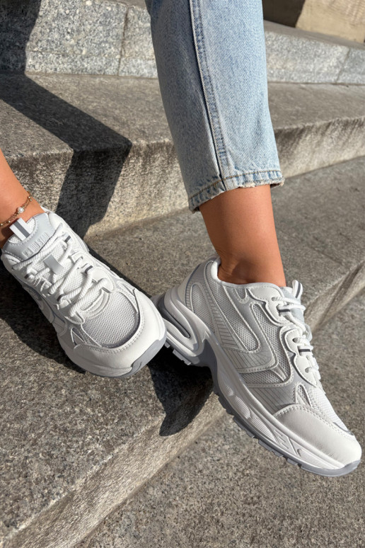 Chaussures modèle baskets Féminin Big Star RR274A191 couleur blanche