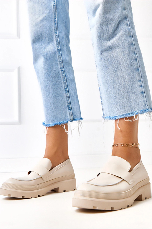 Mocassins sable en simili cuir Seraphin