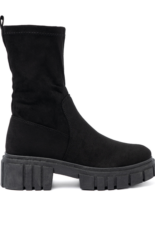 Bottes en daim noires pour femmes