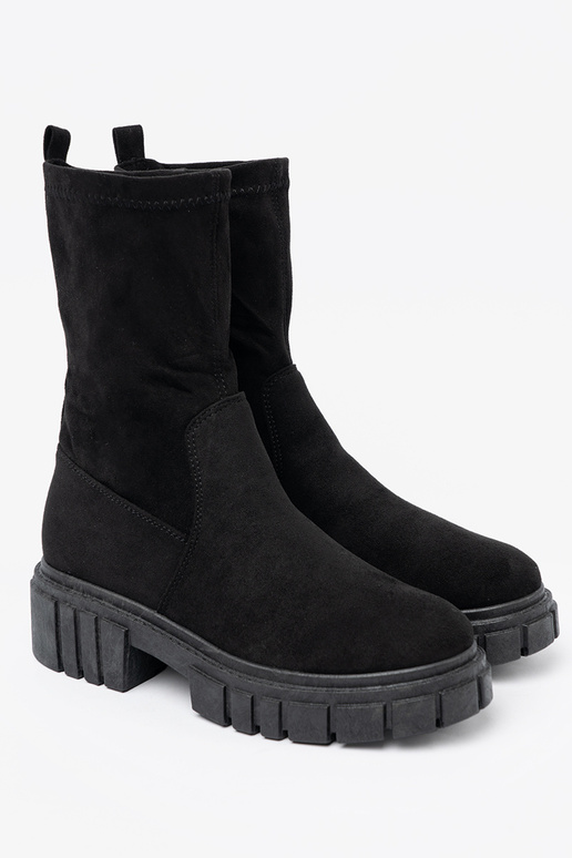Bottes en daim noires pour femmes
