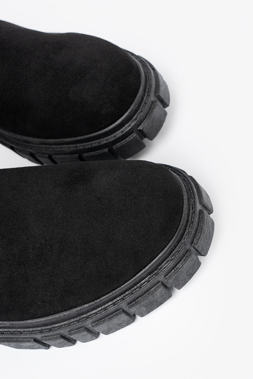 Bottes en daim noires pour femmes