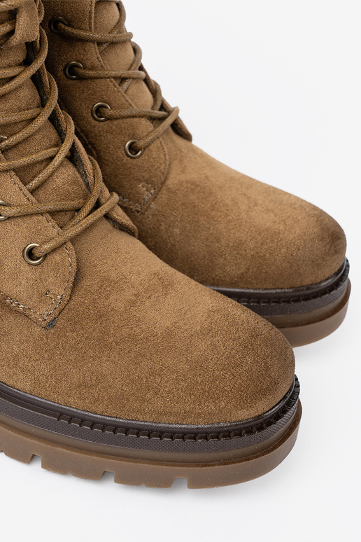 Modèle classique en daim bottes d équitation hautes À odcieniu brązu