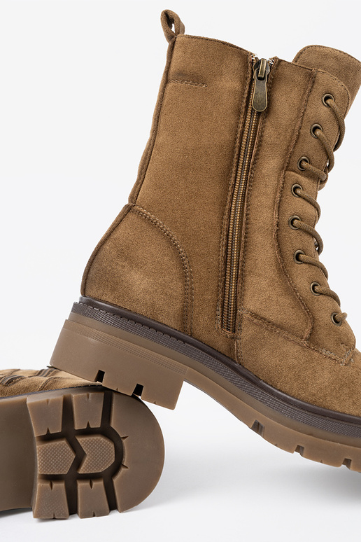 Modèle classique en daim bottes d équitation hautes À odcieniu brązu