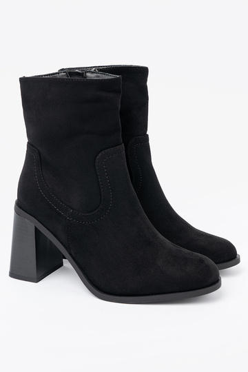 couleur noire chaussures sur des talons hauts o klasycznym kroju