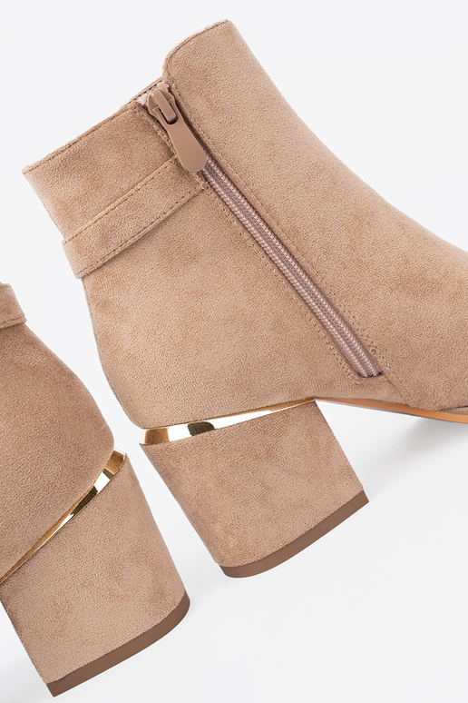 Style élégant chaussures beige avec boucle décorative Style élégant chaussures beige avec boucle décorative