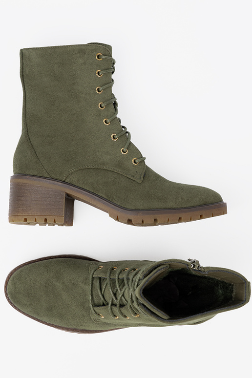 couleur verte Chaussures de femme lacé couleur verte Chaussures de femme lacé