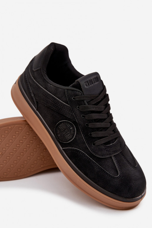 Chaussures modèle baskets Mâle Faible Big Star SS174019 HI-POLY SYSTEM couleur noire