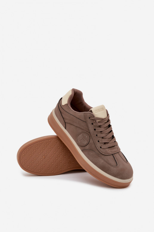 Chaussures modèle baskets Mâle Faible Big Star SS174020 HI-POLY SYSTEM beige Chaussures modèle baskets Mâle Faible Big Star SS174020 HI-POLY SYSTEM beige