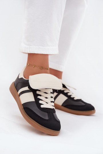 Baskets basses sportives pour femmes couleur noire Ardira 2