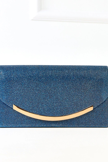 Petit sac en forme d'enveloppe bleu Recife