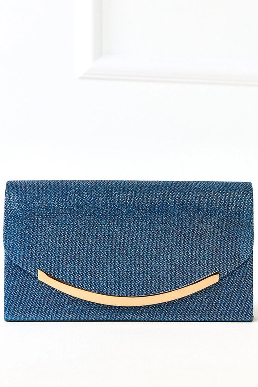 Petit sac en forme d'enveloppe bleu...