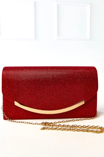 Petit sac en forme d'enveloppe rouge Recife
