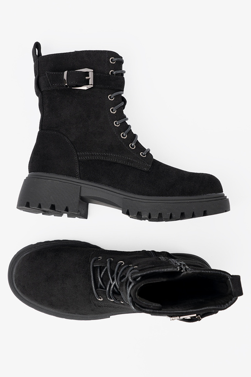 couleur noire bottes d équitation hautes avec boucles i lacetsm