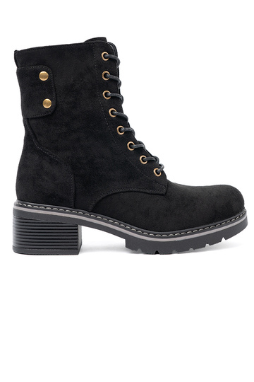 couleur noire lacé bottes d équitation hautes z grubą podeszÀą 2