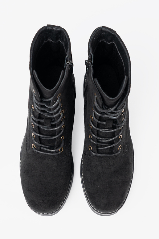 couleur noire lacé bottes d équitation hautes z grubą podeszÀą